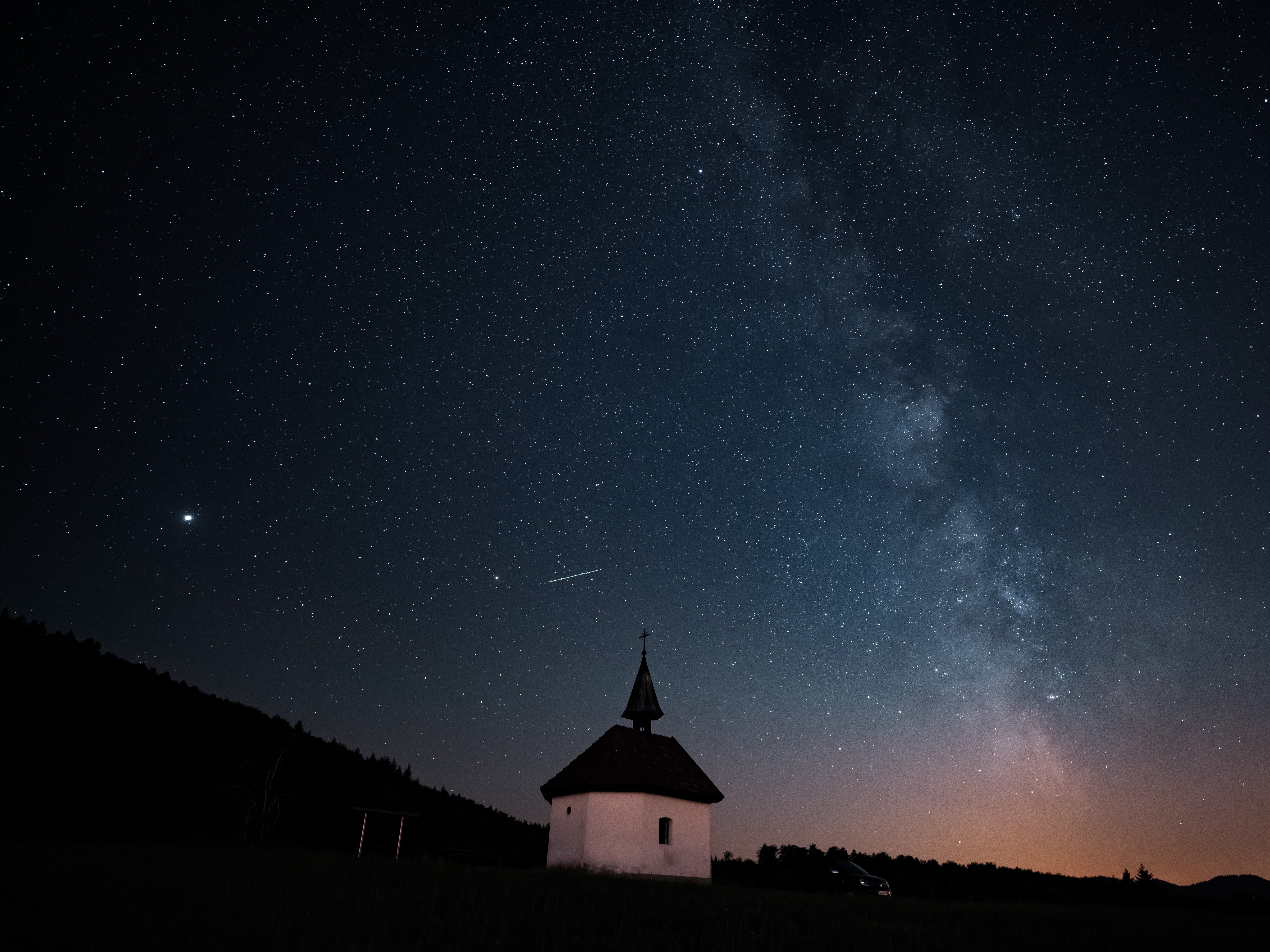 Saalenbergkapelle bei Nacht / Foto: Thomas Berwing